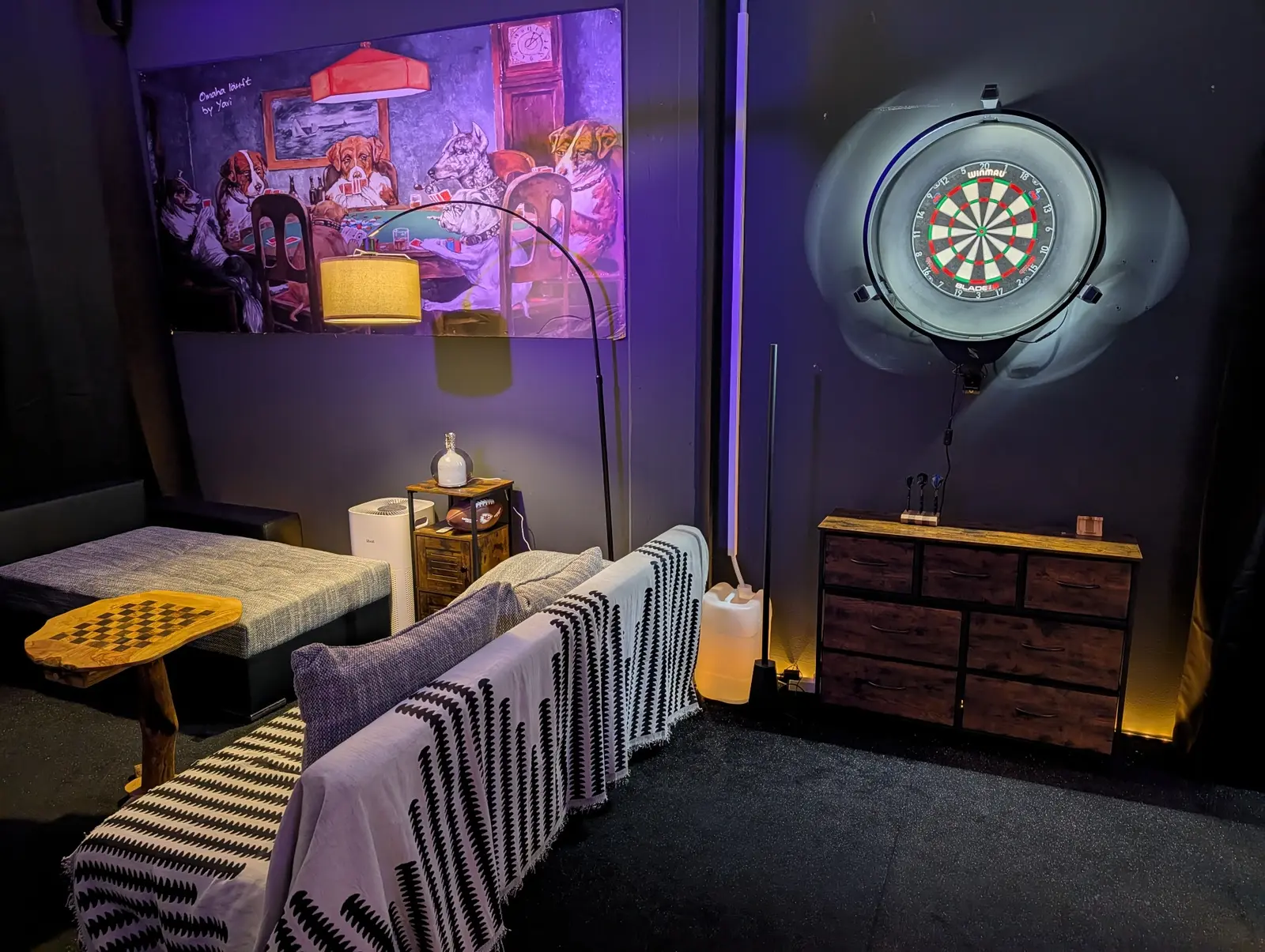Originales Scolia Steel-Dart-System im Card & Cinema Salon von No.10